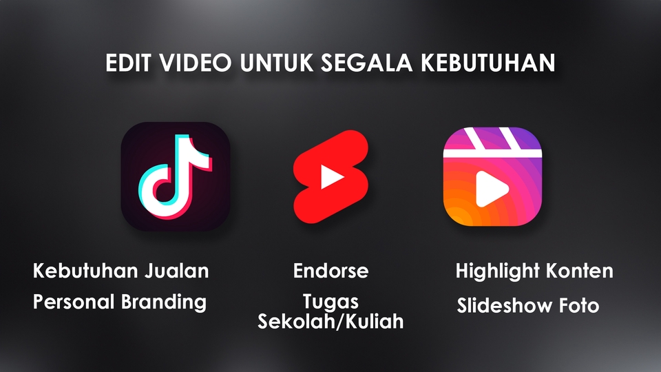 Video Editing - Konten Video Editing (Tiktok, Reels, YT Shorts) - 2