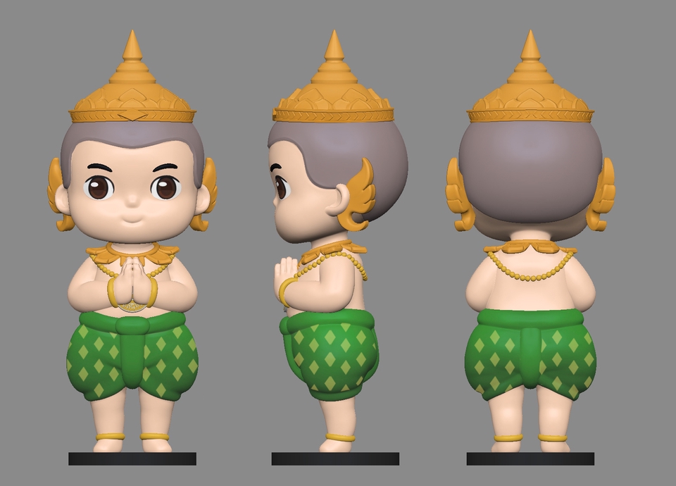 ออกแบบ Character & Mascot - รับออกแบบตัวการ์ตูน 3D / คน สัตว์ สิ่งของ / รูปภาพ - 8