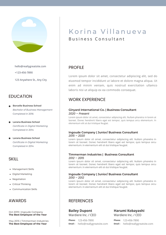 Portfolio & Resume - Resume&Cover letter - 8