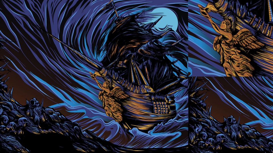 Gambar dan Ilustrasi - Gambar ilustrasi keren Untuk Kaos, Poster, Cover Album Dan Merchandise - 4