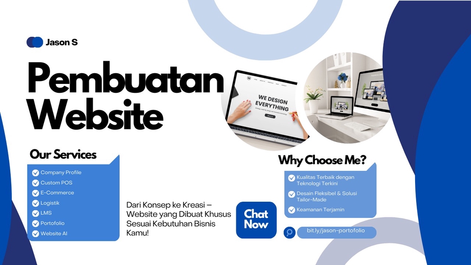 Web Development - Pembuatan Segala Jenis Website (Profil perusahaan, Logistik, POS, LMS, Portofolio, AI dll). - 1