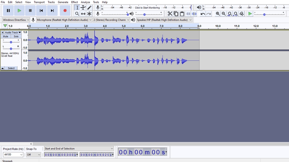 Jasa Lainnya - Edit Audio File di Audacity - 1