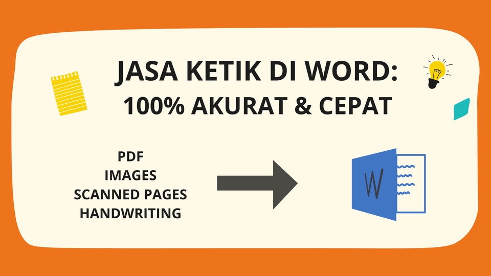 Pengetikan Umum - JASA KETIK ULANG MAKALAH / SKRIPSI KE WORD : CEPAT, DETAIL, AKURAT (BAHASA INGGRIS & INDONESIA) - 1