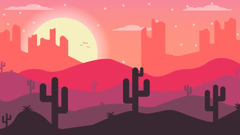 Gambar dan Ilustrasi - Desain ilustrasi pemandangan - 11