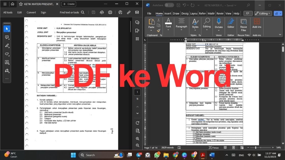 Transkripsi - Jasa Ketik Dokumen & Transkrip Audio Bahasa Indonesia / Inggris - 6
