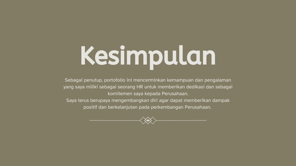 Sumber Daya Manusia - Assistant Human Resource - 9