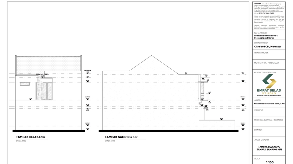 CAD Drawing - JASA GAMBAR CAD IMB DAN KONSEP AWAL - 6