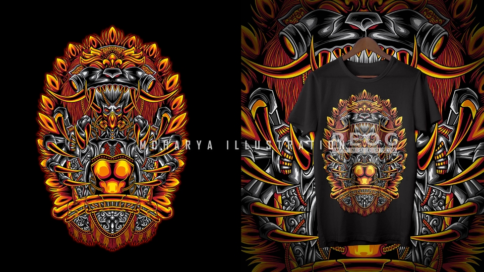 Desain Kaos & Motif - Custom Design Illustration (T-Shirt Design) - 5