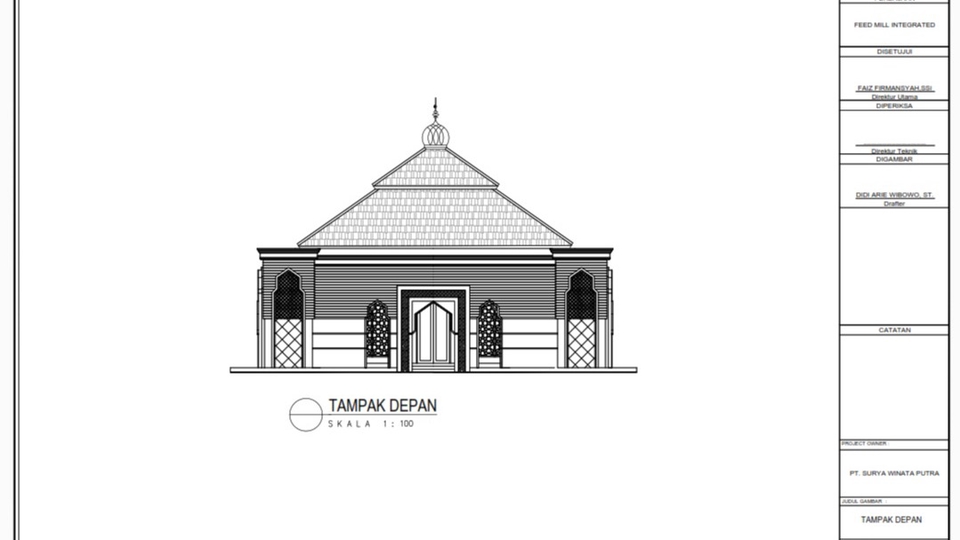 CAD Drawing - CAD Drawing Untuk Gambar Kerja Konstruksi - 1