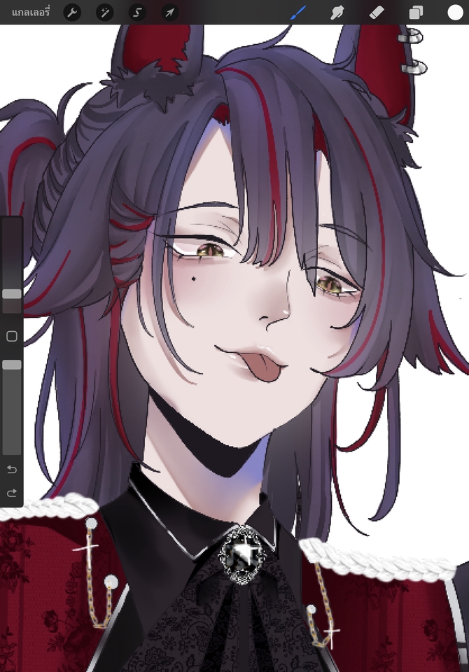 วาดภาพการ์ตูน - ออกแบบโมเดลใช้สำหรับสตรีม(Vtuber model) - 4