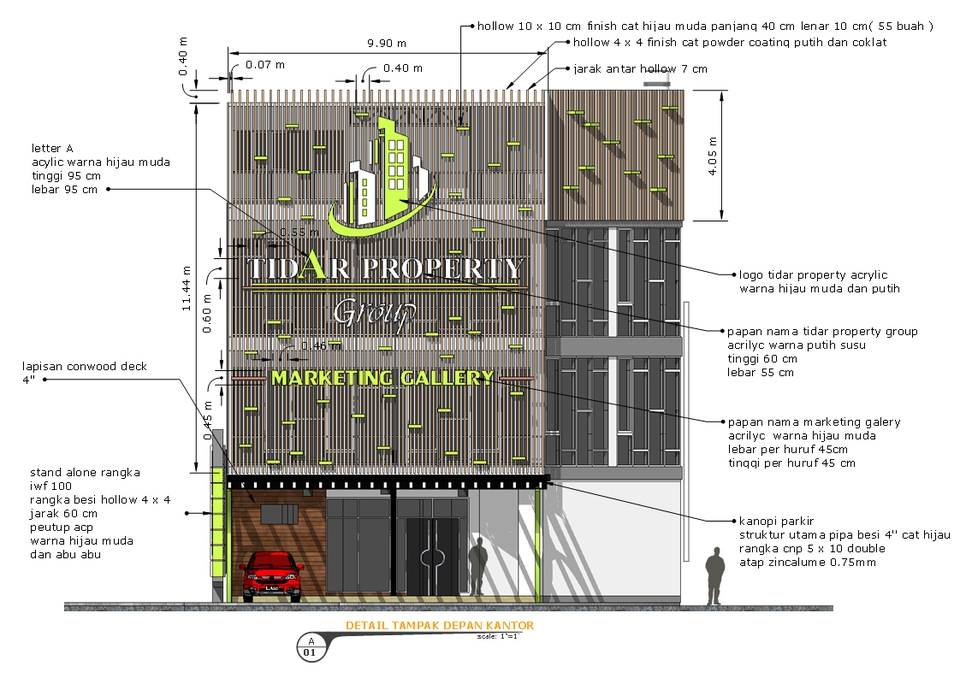 3D & Perspektif - JASA DESAIN 3D RUMAH TINGGAL,PERUMAHAN,GATE,TOKO,RUKO,RUMAH KOS,CAFE,DLL - 9