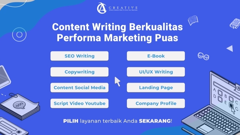 Penulisan Konten - Content Writer Murah, Berkualitas, dan Cepat  - 1