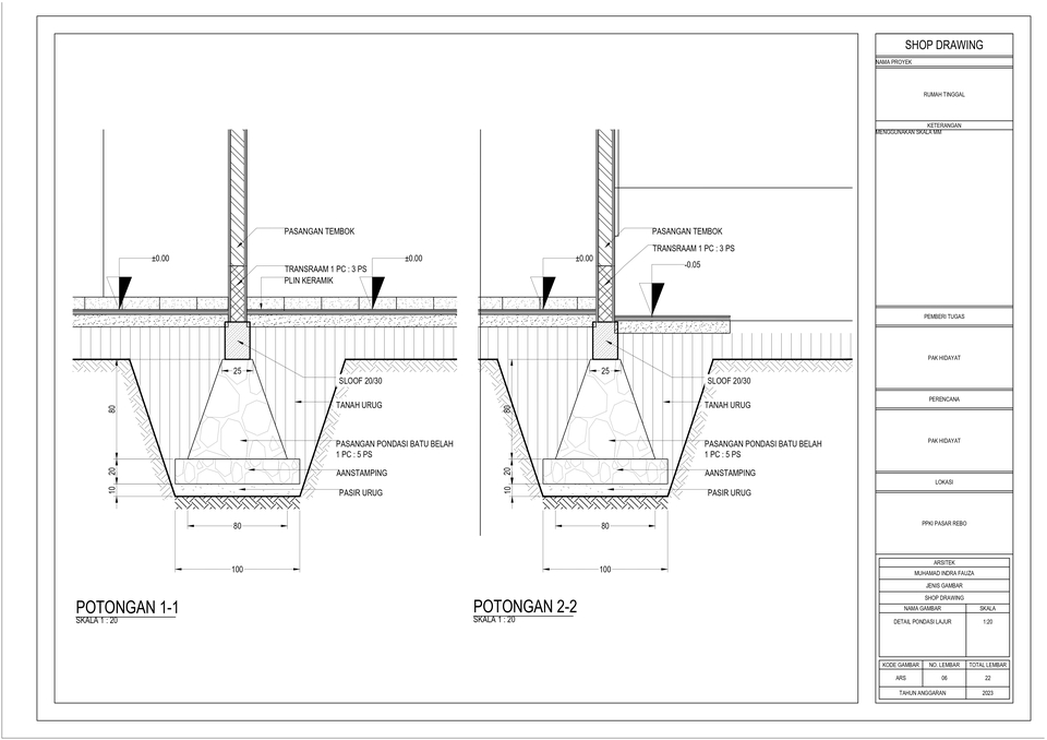 CAD Drawing - CAD Drawing | Jasa Gambar 2D Kerja Arsitektur / Furnitur Ringkas Dan Tepat! - 6
