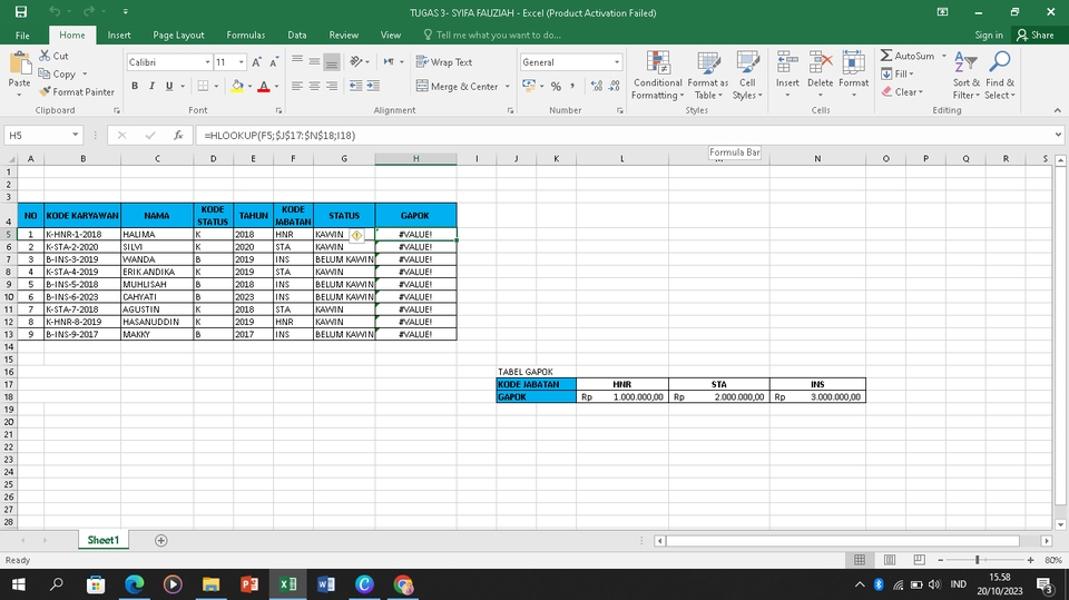 Entri Data - jasa entry data microsoft excel dan pembuatan sertifikat otomatis lewat google form sehari jadi - 4