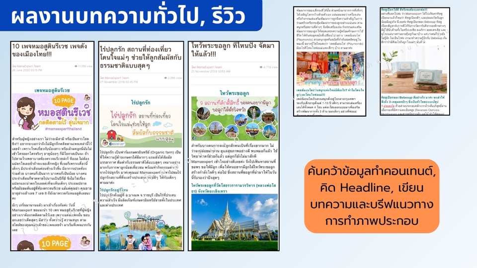 เขียนบทความ - รับเขียนบทความทุกประเภท SEO แคปชั่น คำโฆษณา คอนเทนต์ลง Social ใส่ใจงานสุดๆ งานด่วนแค่ไหนก็รับค่ะ - 7
