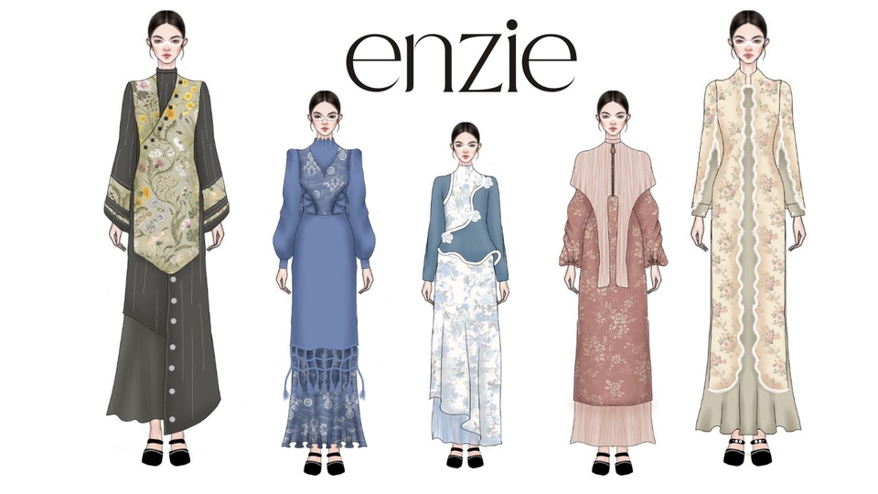 Desain baju wanita dengan gaya modern dan elegan, cocok untuk berbagai acara.