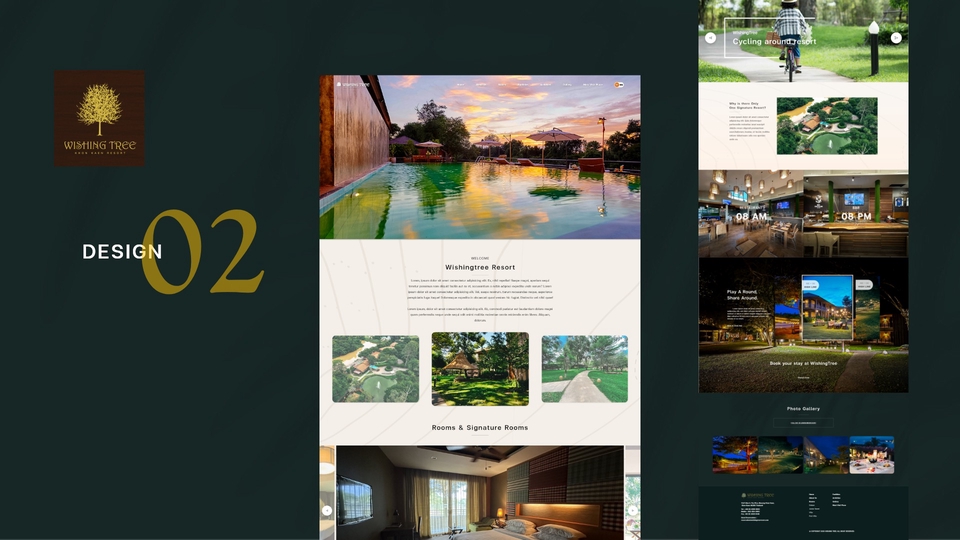 รับออกแบบเว็บไซต์ โรงแรม หรูหรา ใช้งานง่าย