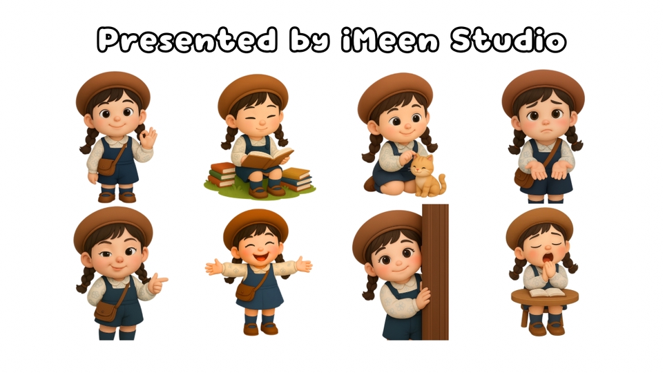 สร้างรูป AI - รับวาดภาพการ์ตูน 3D / อนิเมะ / Kawaii ด้วย AI สไตล์ไม่ซ้ำใคร พร้อมไฟล์ PNG ใช้งานได้เลย - 7