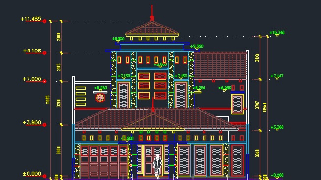 Jasa drafter autocad murah untuk pembuatan gambar desain arsitektur dan interior bangunan.