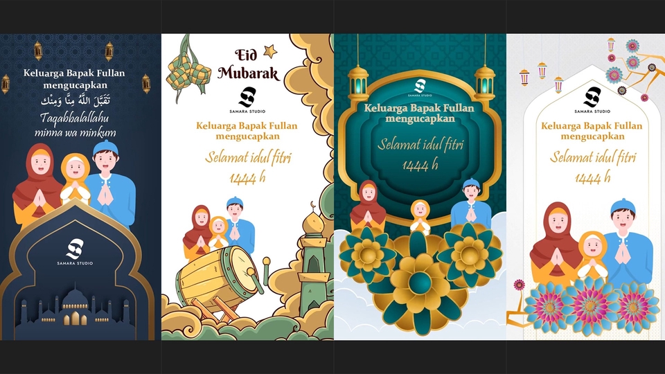 Jasa Pembuatan Motion Graphic & Animasi Explainer - Animasi Idul Fitri/Lebaran