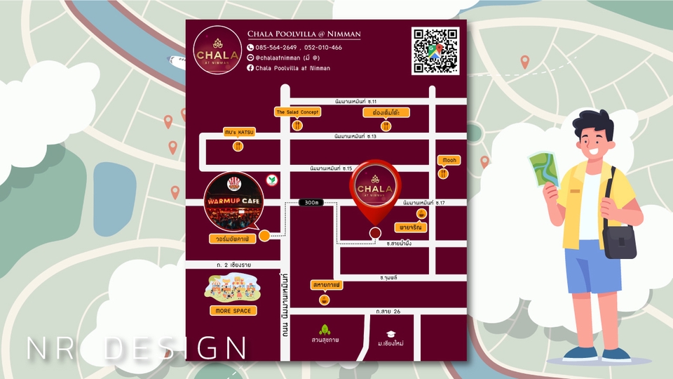 วาดแผนที่ - รับออกแบบ แผนที่ Map แผนผัง ผังขายโครงการ เส้นทางร้านค้า และอื่นๆ - 25