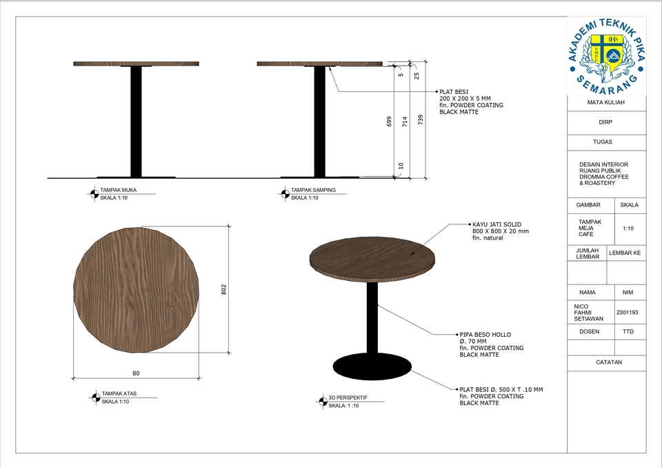 Desain Furniture - Jasa pembuatan Gambar kerja furniture. - 9