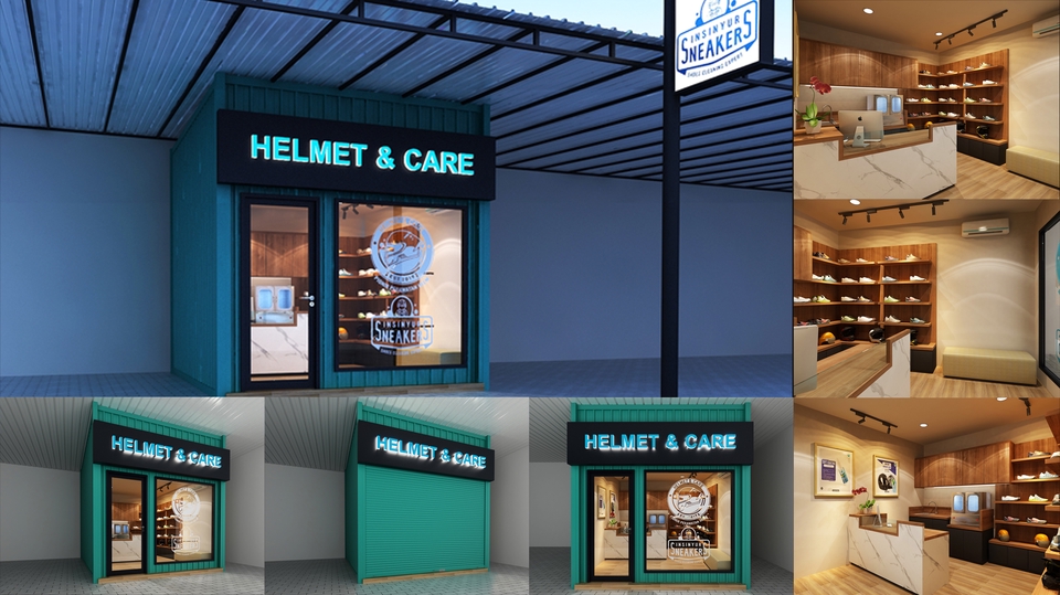 3D & Perspektif - JASA DESAIN INTERIOR CAFE DAN FOODCOURT - 18