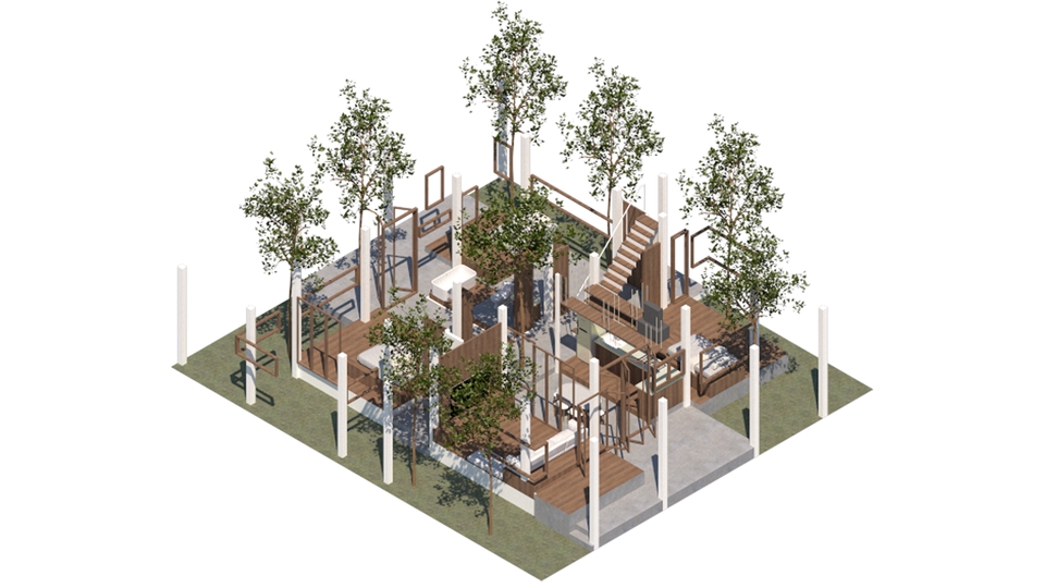 ออกแบบตกแต่งบ้าน บ้านชั้นเดียว ออกแบบรีโนเวทบ้าน