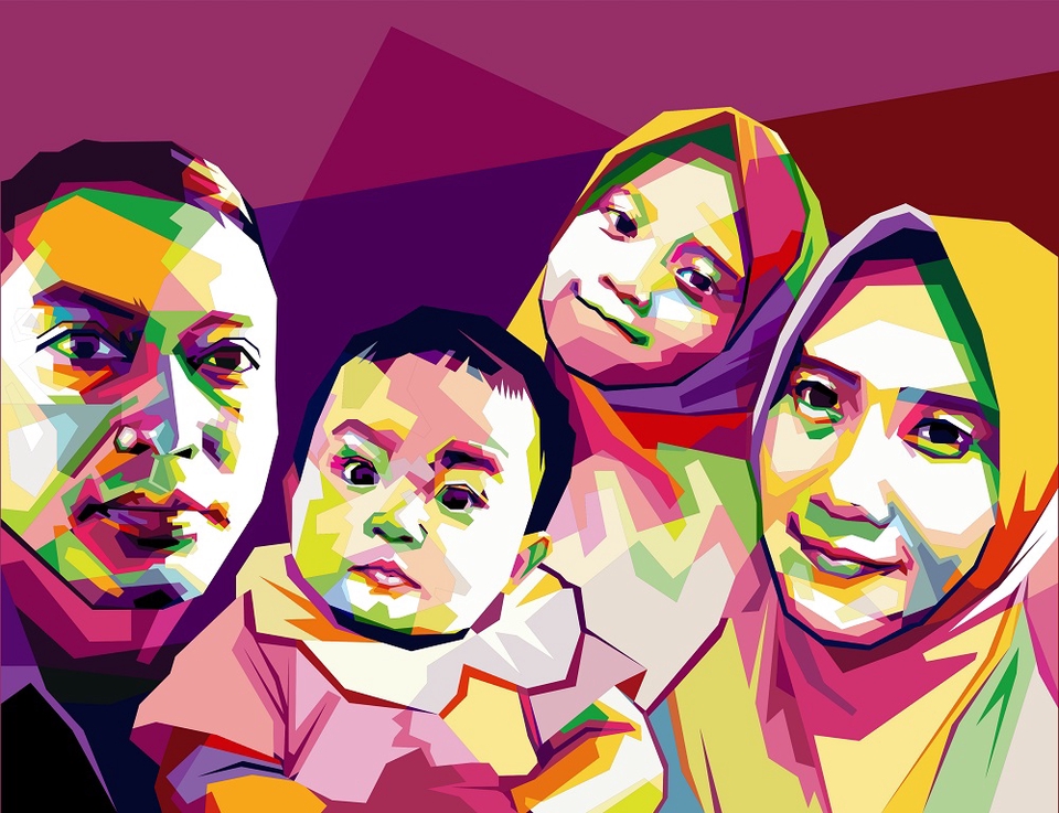 Gambar dan Ilustrasi - Mendesain Foto Menjadi WPAP Dalam Waktu 24 Jam. WPAP Cocok Buat Hadiah - 4