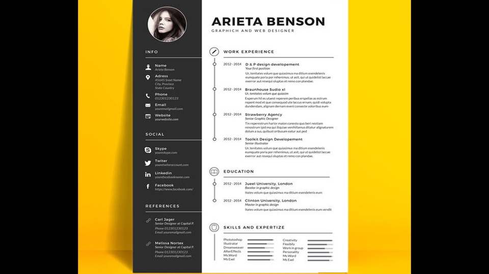 Portfolio & Resume - Desain CV/Resume Berkualitas (Free Revisi) - 4