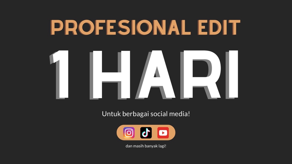 Video Editing - Video Editing Profesional Sehari Jadi (Tiktok, Reels, Shorts, Dll) - 1