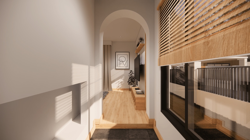 ออกแบบตกแต่งภายในและภายนอก - ออกแบบภายใน เขียนแบบ แปลน ภาพเรนเดอร์ 3D Perspective - 9