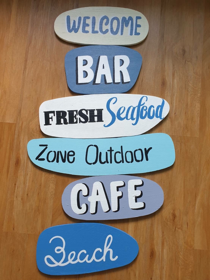 Art & Craft - รับทำป้านชื่อร้าน ป้ายไม้บอกเส้นทาง - 4