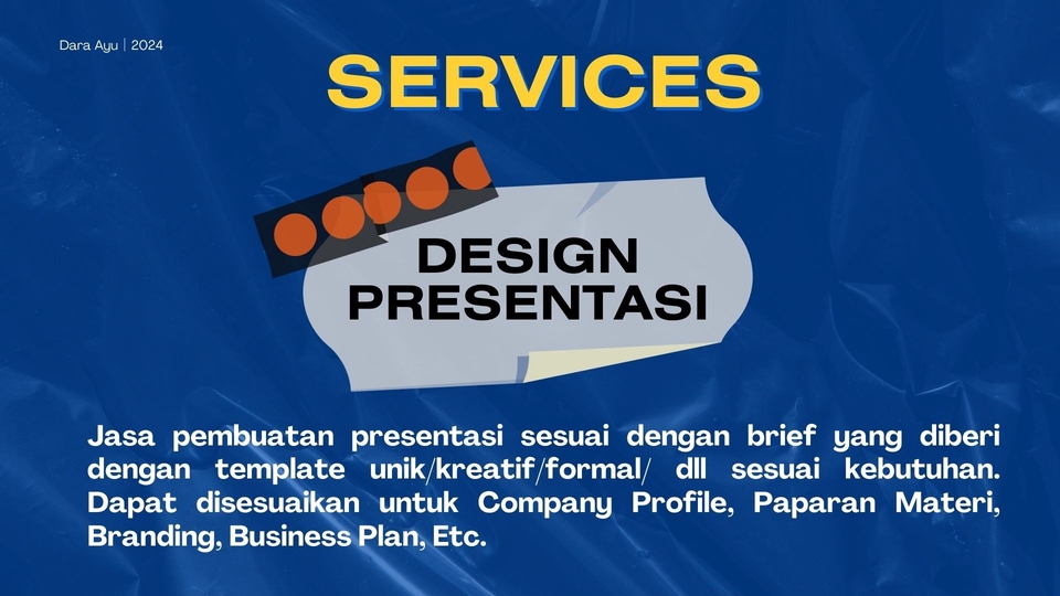 Jasa Design Presentasi Power Point /Keynote /Canva /Google Slide Show. 