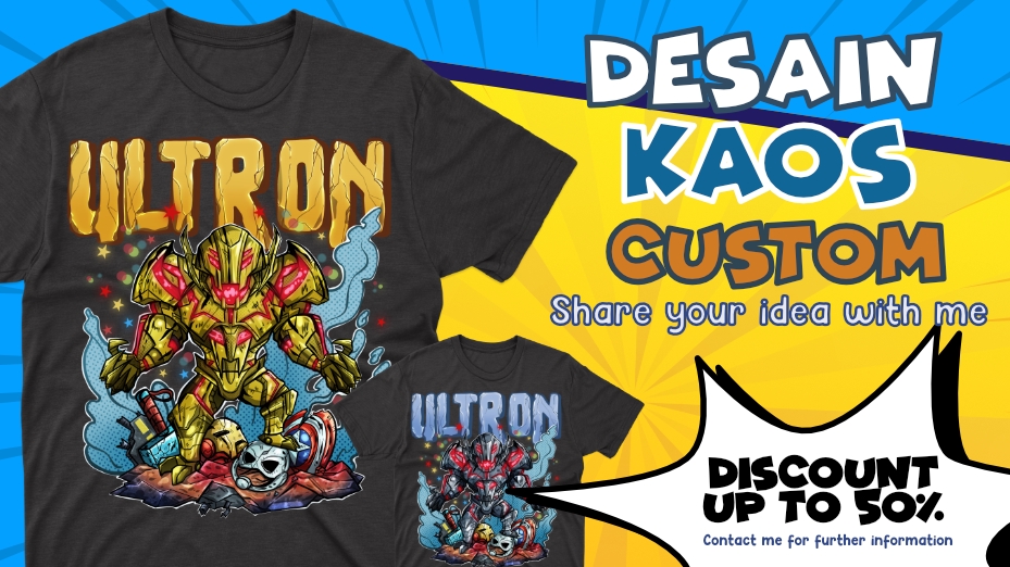 Desain Kaos & Motif - Desain kaos streatwear custom - 1