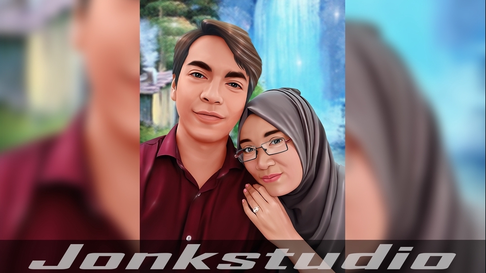 Gambar Potret - EDIT FOTO MENJADI LUKISAN DIGITAL UNIK DAN MENARIK - 2