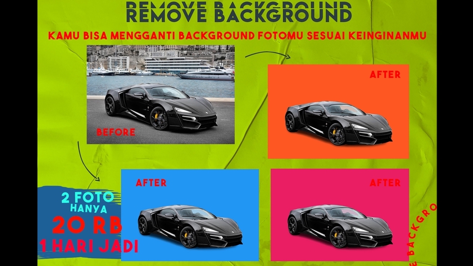 Edit Gambar & Photoshop - Edit Foto Remove Ganti Background Produk/Foto Murah, 1 Hari Jadi - 4