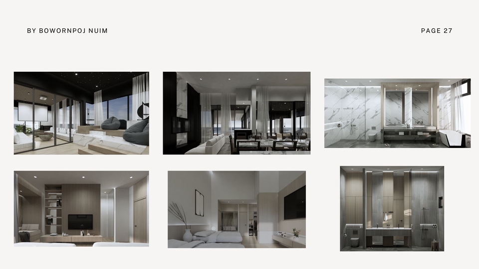 ออกแบบตกแต่งภายในและภายนอก - รับออกแบบ บ้าน ห้องคอนโด คาเฟ่ และอื่นๆ ตกแต่งภายในและภายนอก - 29