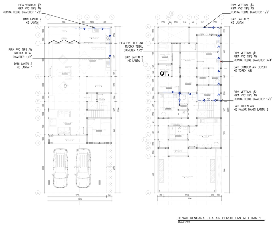 CAD Drawing - Gambar DED Hunian & Gedung & Gambar DED Interior - 16