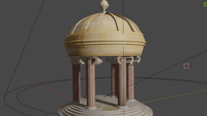 ทำโมเดล 3D - Model "Save Point" Memories of the Tree (Game Concept) - 1