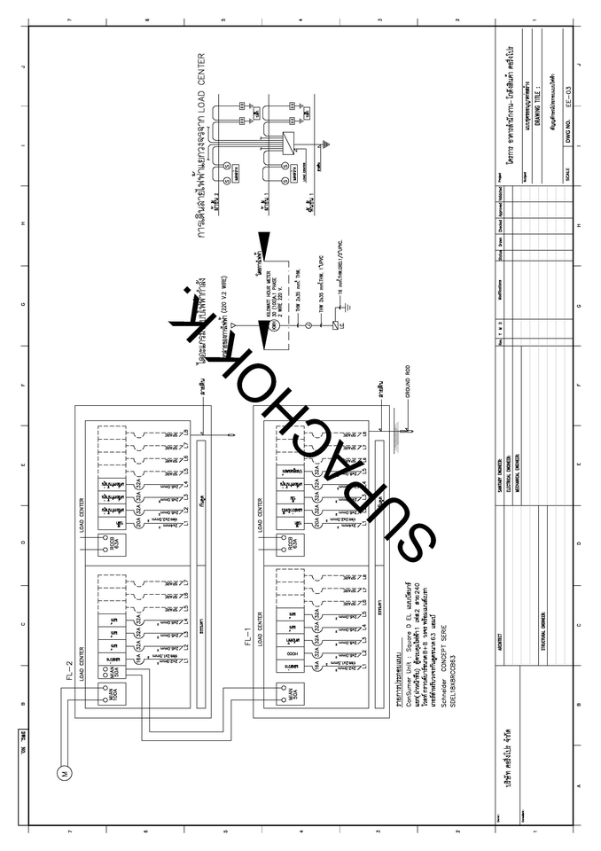 เขียนแบบวิศวกรรมและออกแบบโครงสร้าง - รับถอดแบบปริมาณวัสดุงานระบบไฟฟ้า และ จัดทำ BOQ | ค่าของ | ค่าแรง - 13