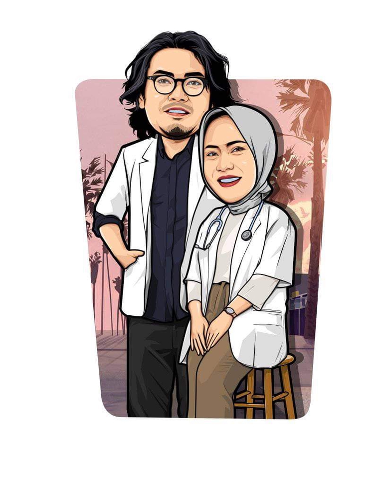 Gambar Potret - Jasa Desain Karikatur, Ilustrasi, Vector Art, 24 jam langsung selesai!!! - 6