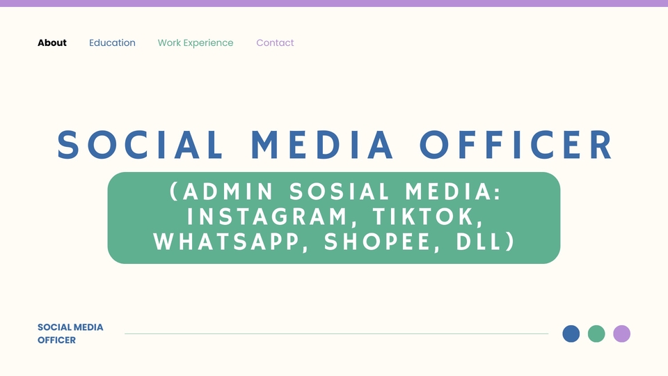 Jasa Admin Online Shop Shopee, Tokopedia, Lazada dan Lainnya - Social Media Officer (Admin Socmed IG, TikTok, dll)