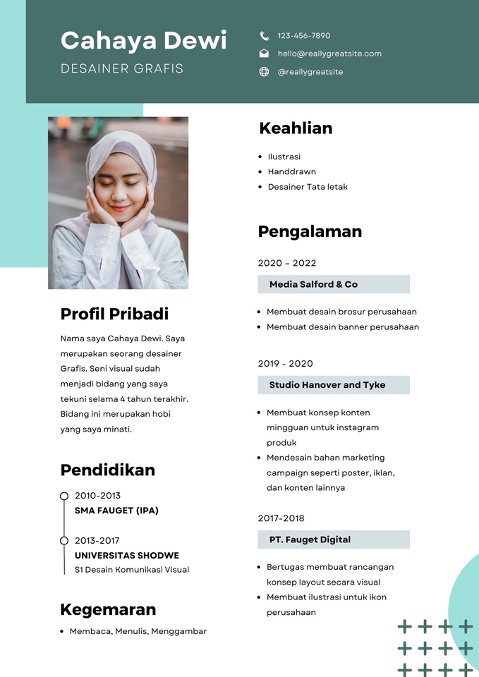 Portfolio & Resume - Jasa Pembuatan CV (1 hari jadi) - 3