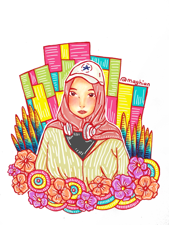 Gambar dan Ilustrasi - Ilustrasi Potrait DIgital Colorful Jadi 2 Hari - 7