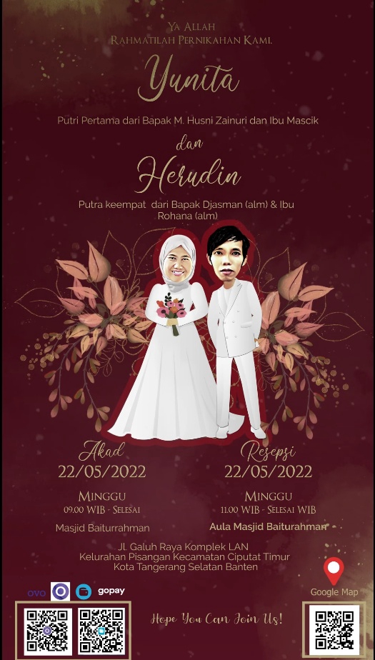 Motion Graphics - Wedding Digital Invitation with Smooth Animasi and Luxury - 2