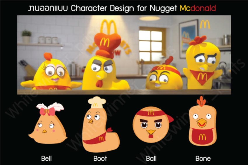ออกแบบ Character & Mascot - รับออกแบบตัวละครหลายแนวหลายแบบ ได้ทั้งคนและสัตว์จ้า - 12