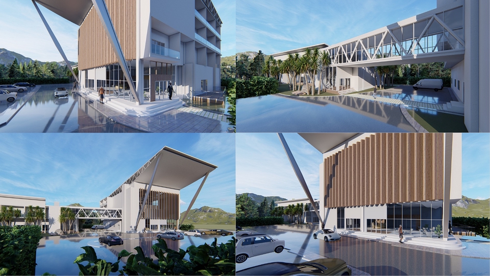 3D Perspective - รับงานปั้นโมเดล 3D sketch up พร้อม render - 1