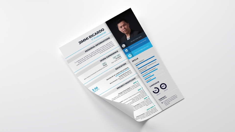 Portfolio & Resume - Desain CV Menarik & Profesional - 5