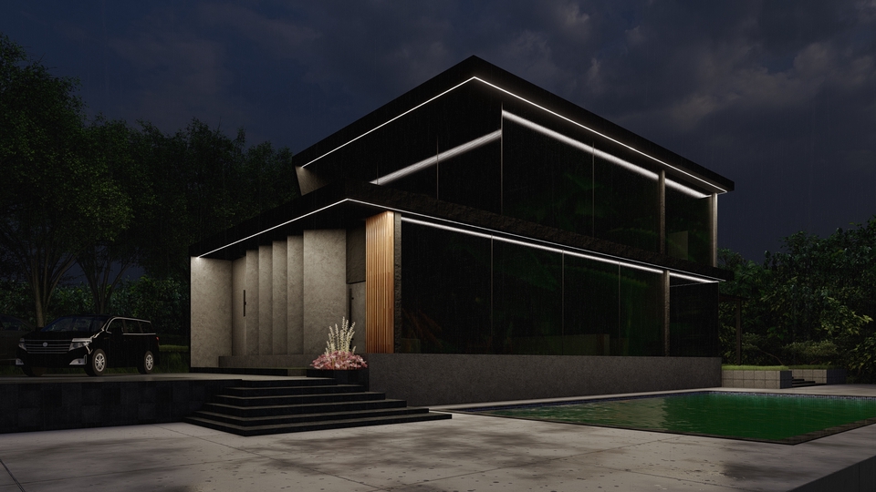 3D & Perspektif - Render 3d Realistis Arsitektur (Interior dan Eksterior - 9